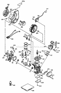 Engine Diagram and Parts List for 28222 200000001-200999999 - 2000 Lawn Boy Snow Blower